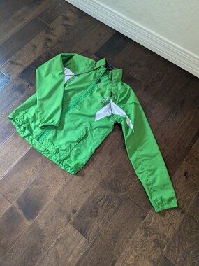SUGOI Versa Convertible Cycling Jacket Women’s S Green Magnetic Vest Removable S